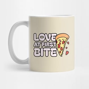 Love At First Site | Funny Pizza Lovers Mug